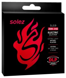 Encordoamento Solez Guitarra .009 Nickel Plated|SLG9