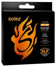 Encordoamento Solez Guitarra .010 Nickel Plated|SLG10
