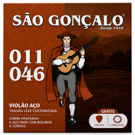 Cordas .011 A�o para Viol�o S�o Gon�alo