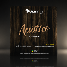 Encordoamento Ac�stico para Cavaquinho