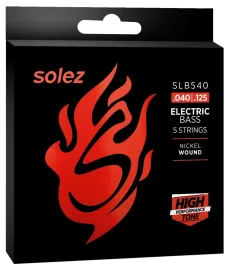 Encordoamento Solez Electric Baixo .040 5 cordas|SLB540