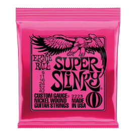 Encordoamento Ernie Ball para Guitarra .009 Super Slinky N�quel|USA 2223