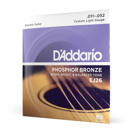 Encordoamento D'Addario para Viol�o .011 Phosphor Bronze - EJ26