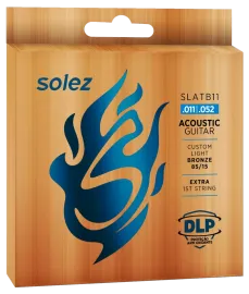 Encordoamento Solez Viol�o A�o .011 Bronze 85/15|SLATB11