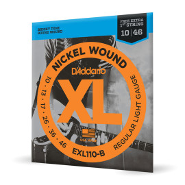 Encordoamento D'Addario para Guitarra .010 Nickel Wound - EXL110-B