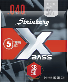 Encordoamento Strinberg XBASS Baixo .040 5 cordas|SB50  