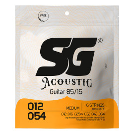 Encordoamento SG Bronze 85/15 Viol�o A�o .012 Medium|6687