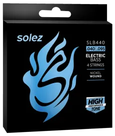 Encordoamento Solez Electric Baixo .040 4 cordas|SLB440 